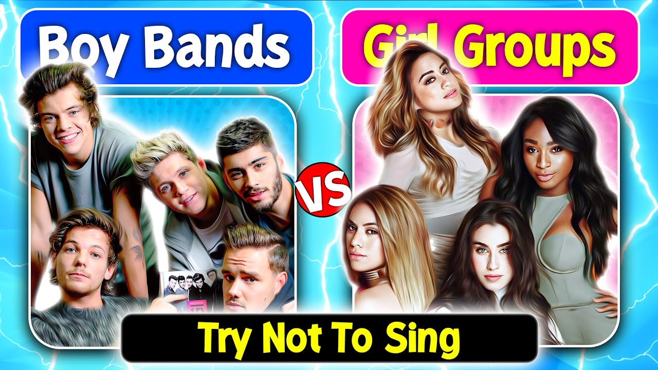 Try Not to Sing 🚫🎤 | Boy Bands vs Girl Groups 😉🔥