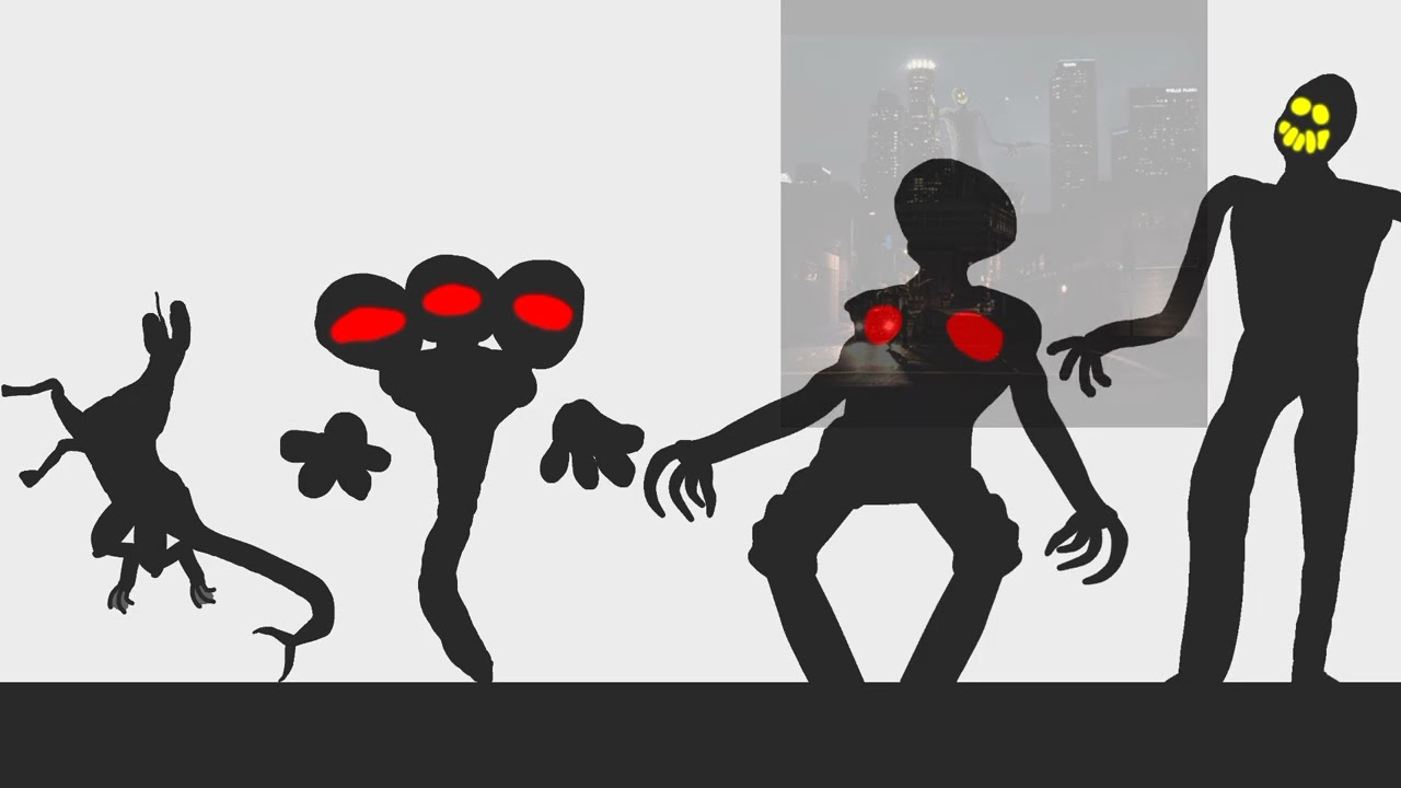 Omega Cryptids Size Comparison (READ DESCRIPTION)