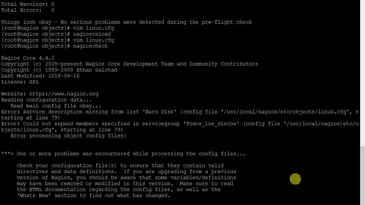 Nagios - Hostgroups y servicegroups