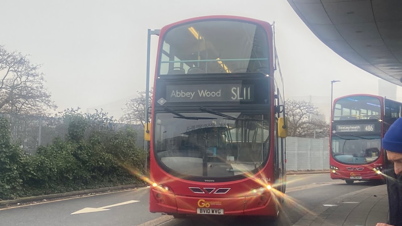 NEW EXPRESS ROUTE | Full Journey on Route SL11 | North Greenwich - Abbey Wood | WVN34 (BV10WVG)