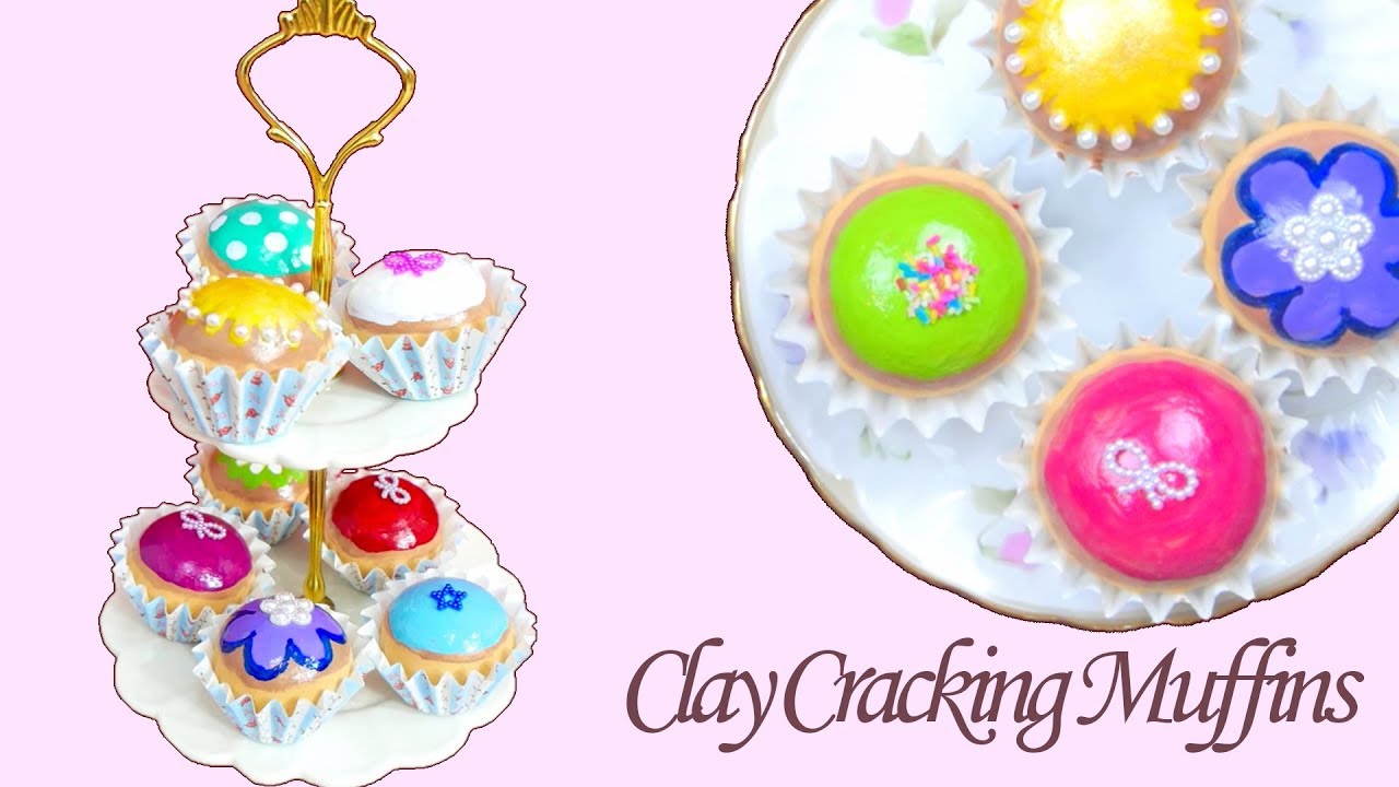 【ASMR】Clay Cracking カップケーキ(粘土)をパリッと潰す クレイクラッキング【音フェチ】