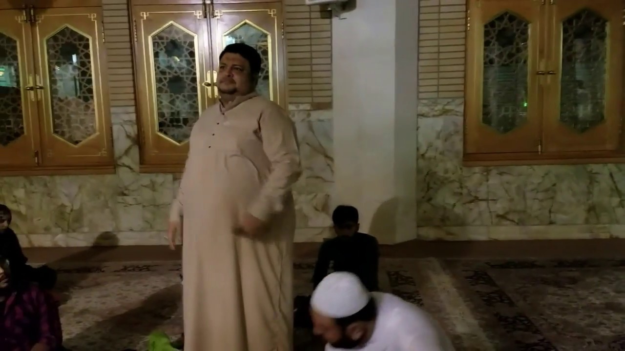 12-July-18 Salam recited by Agha Talib in Roza e Bibi Masooma e Qom (سلام اللہ علیہا)