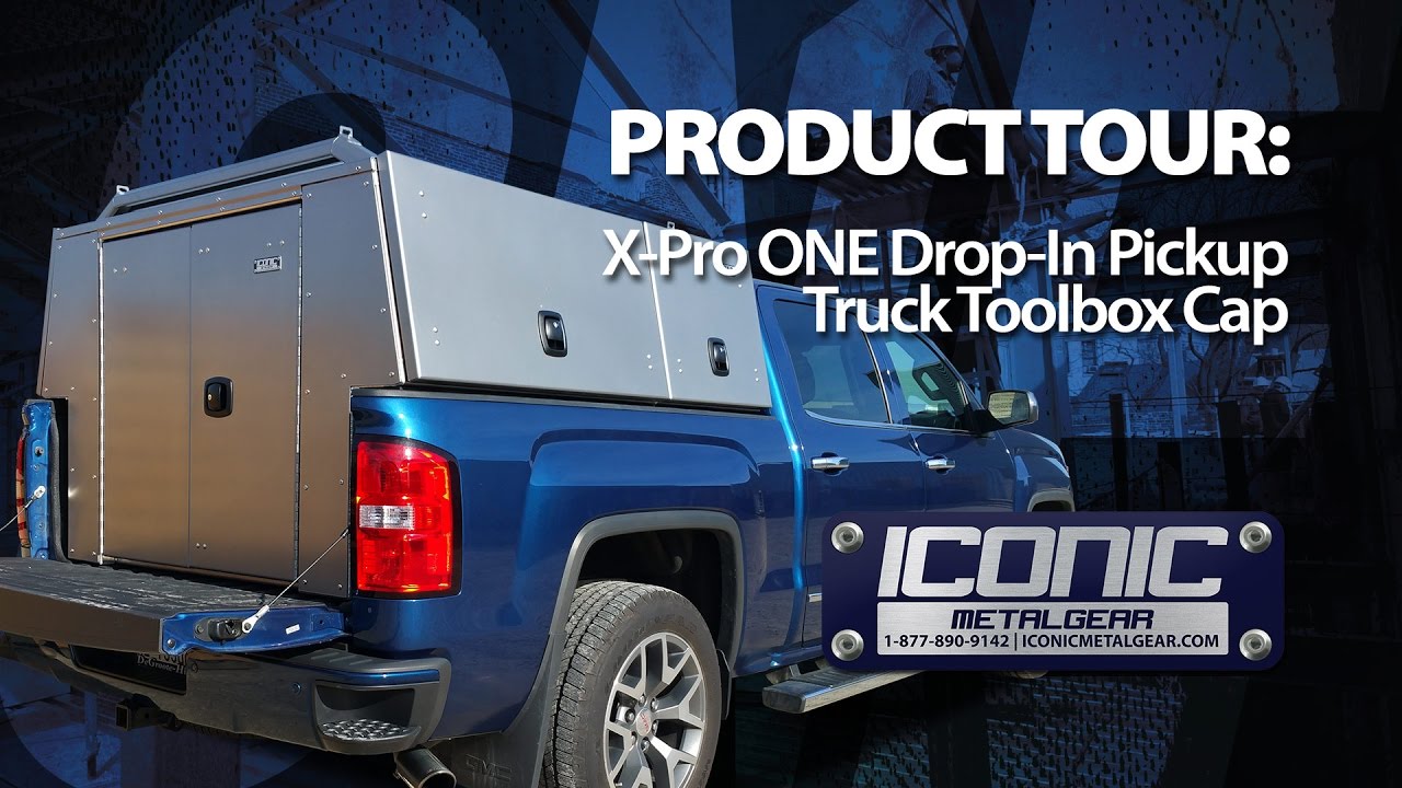 X-Pro ONE Drop-In Aluminum Commercial Truck Cap/Pack