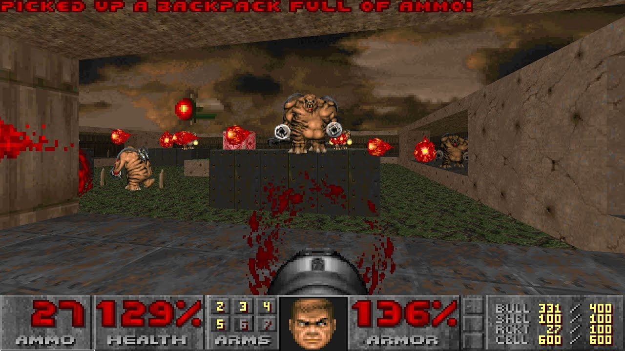 Doom II: Hell on Earth - Nightmare! Speedrun in 22:56