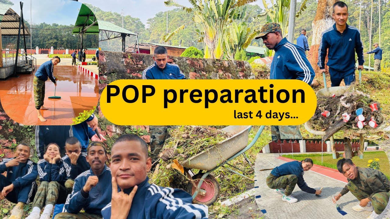 Last 4 days in NEPA || Passing Out Parade preparation || Last Sunday Shramdaan #assampolice #nepa