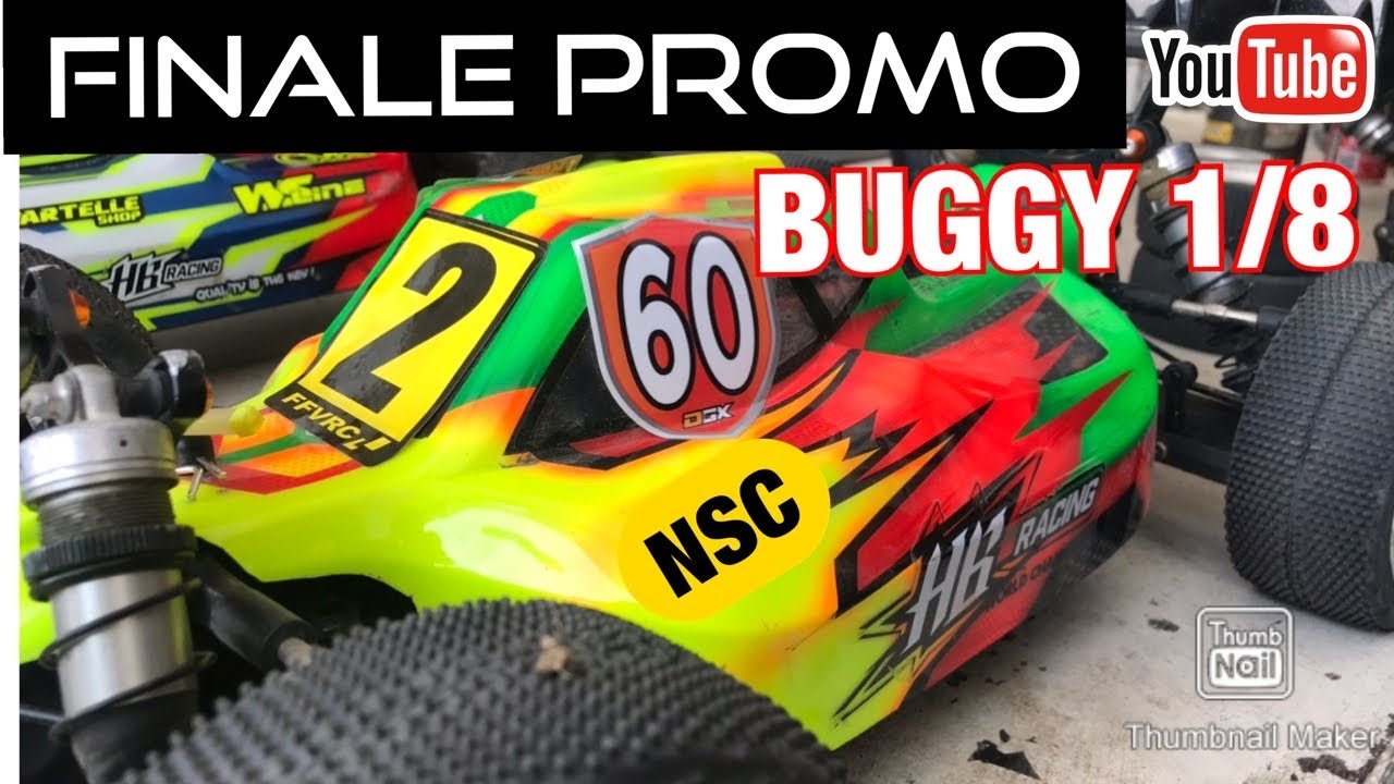 🏁FINALE BUGGY 1/8 4X4 BRUSHLESS - SERIE PROMO - NSC MOUGINS LIGUE 11 CLUB 806 -HOT BODIES HOBBYTECH