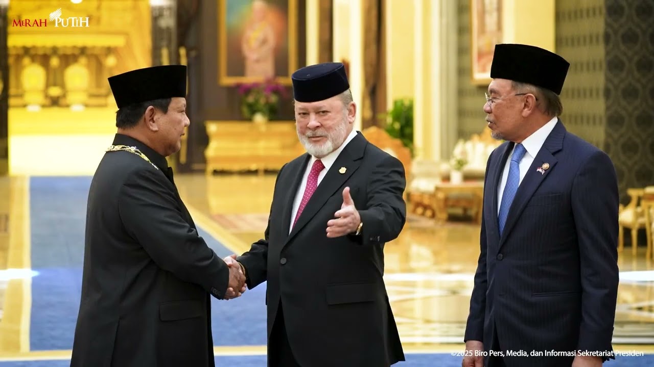 Presiden Prabowo Disambut Upacara Kenegaraan di Istana Negara Malaysia, 27 Januari 2025
