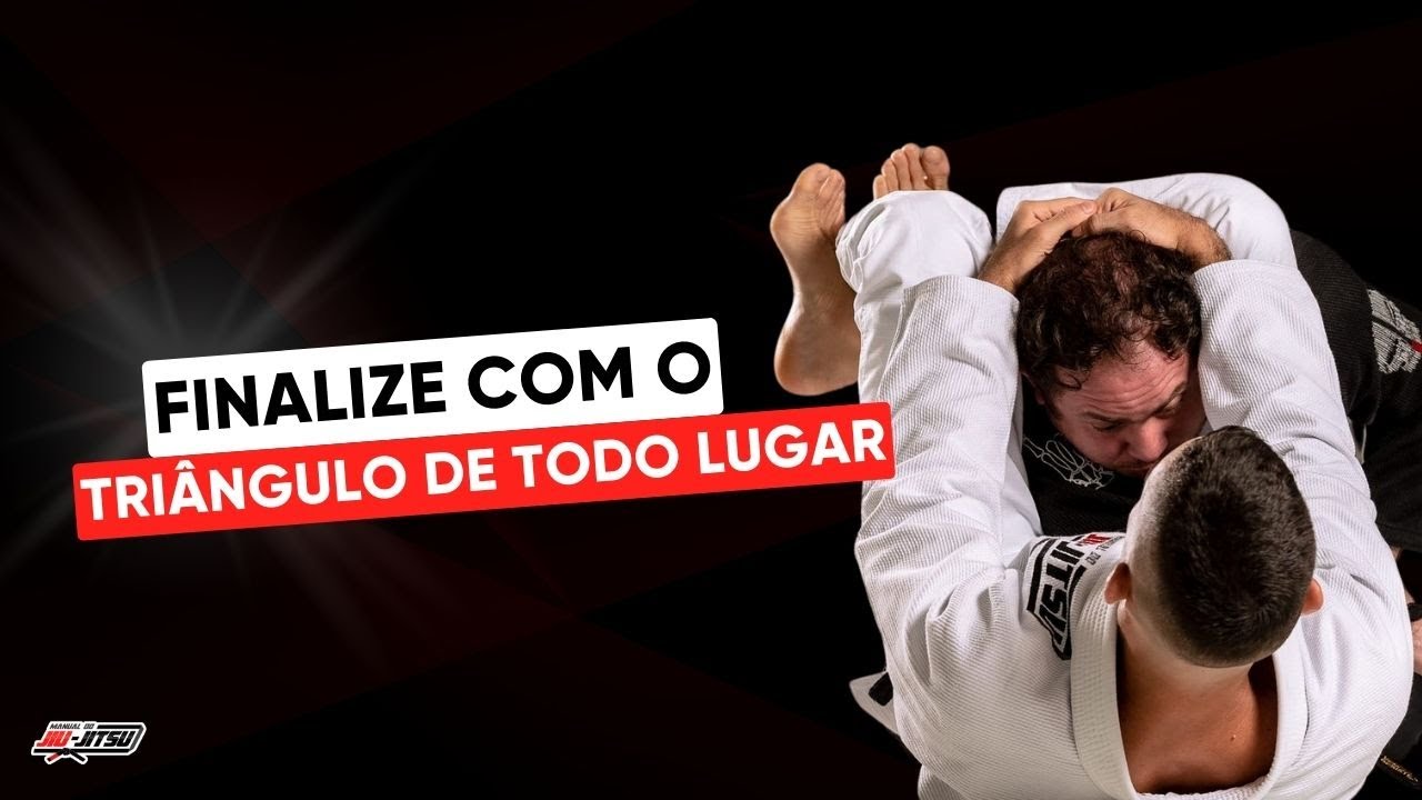 Aprenda DUAS finalizações de Triângulo por cima: 100kgs e Montada.