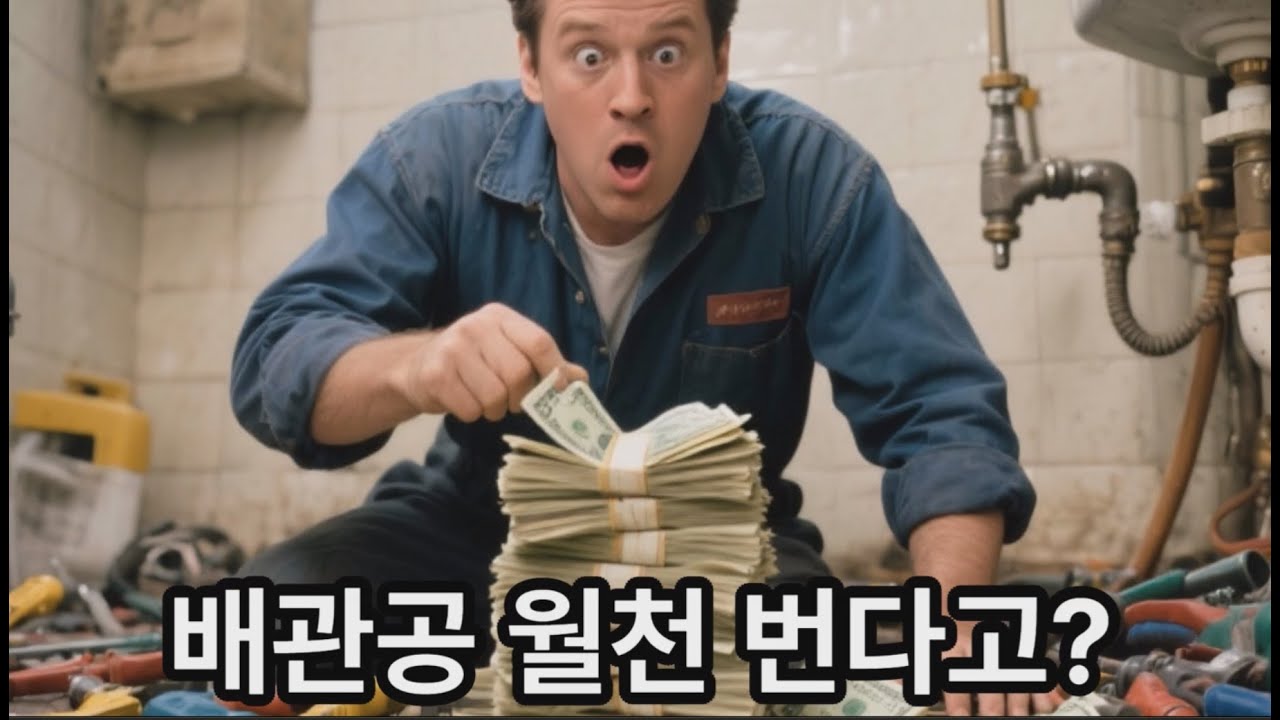 배관공 월천 번다고?