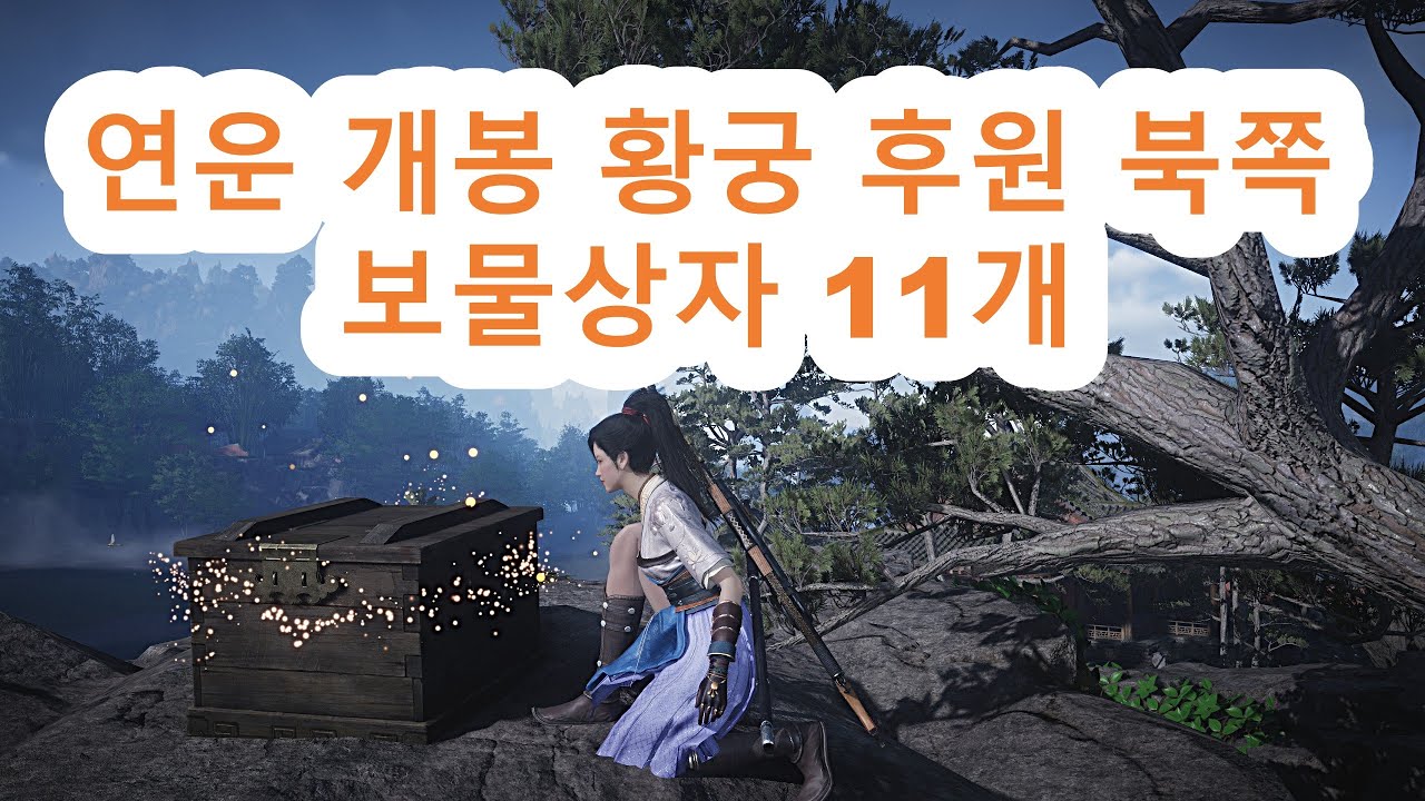 연운 개봉 황궁 후원 북쪽 보물상자 11개