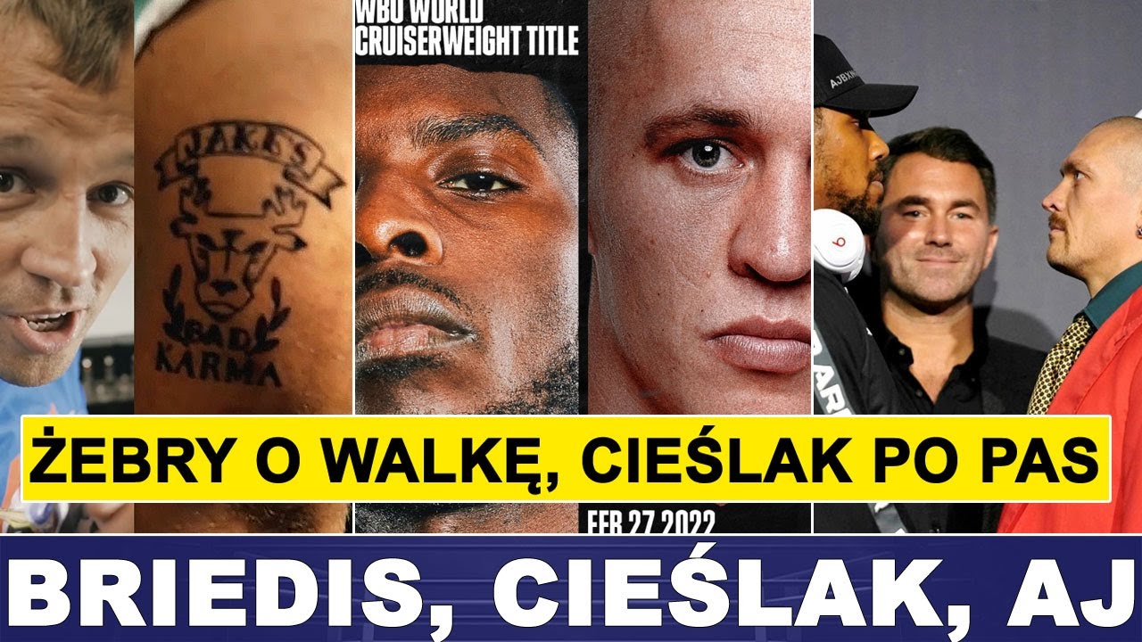 ŻEBRY O WALKĘ, CIEŚLAK RUSZA PO PAS, AJ - USYK, FURY - WHYTE
