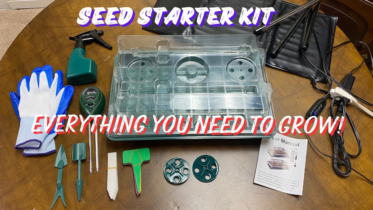 Seed Starter Tray - grow kit with everything you need!