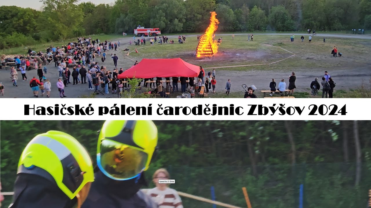Zbýšovské hasičské pálení čarodějnic 2024