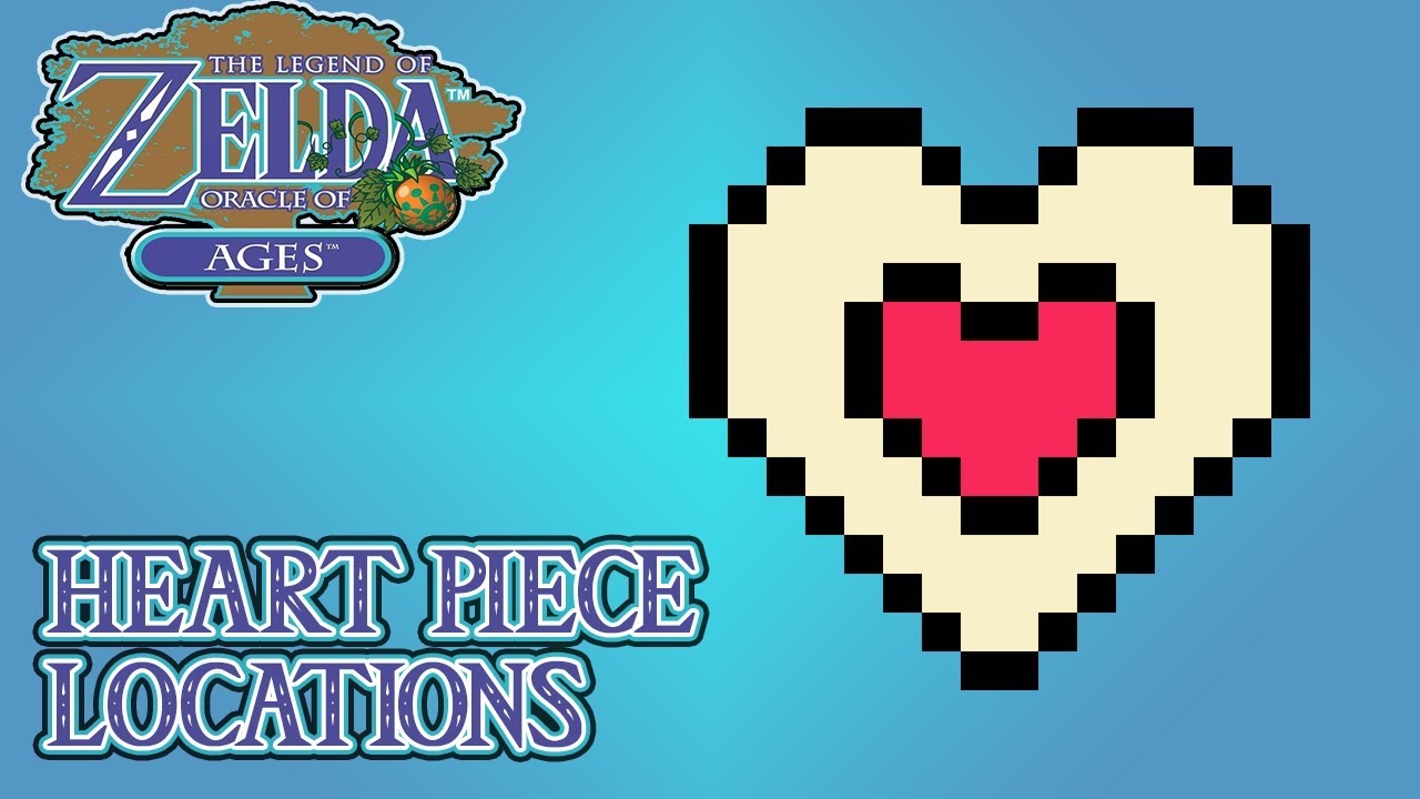 The Legend of Zelda: Oracle of Ages - Heart Piece Locations
