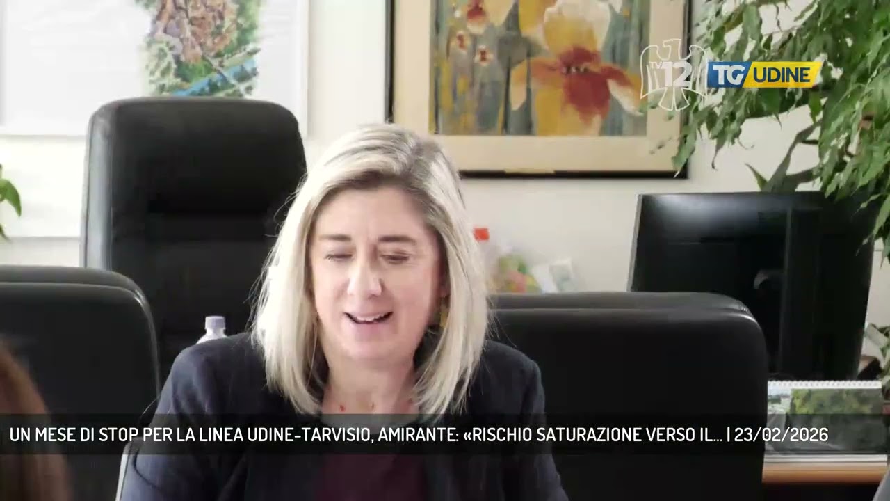 UN MESE DI STOP PER LA LINEA UDINE-TARVISIO, AMIRANTE: «RISCHIO SATURAZIONE VERSO IL... | 23/02/2026
