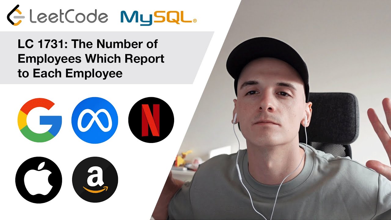 LeetCode 1731: The Number of Employees Which Report to Each Employee [SQL]