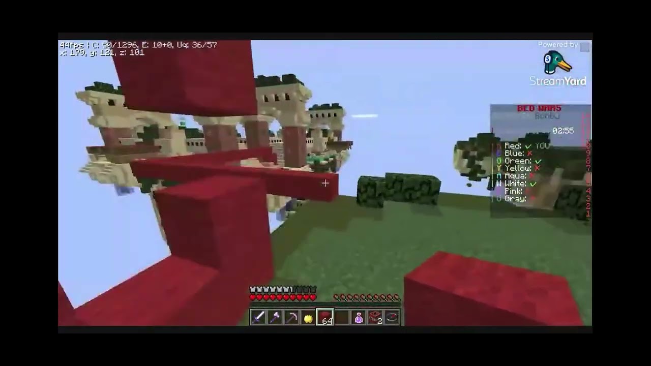 Win In Bedwars Solo Broken Bed 