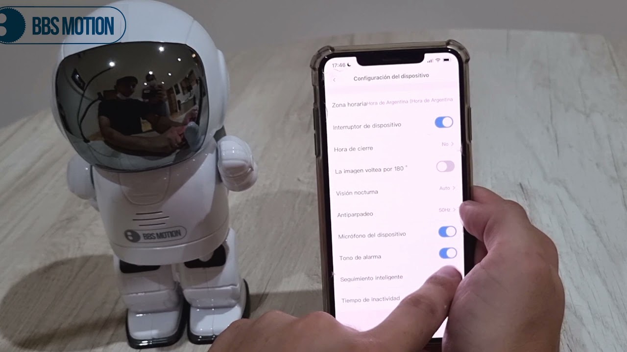 Funciones de Cámara de Seguridad  Bbs Motion IP Wifi Baby Call