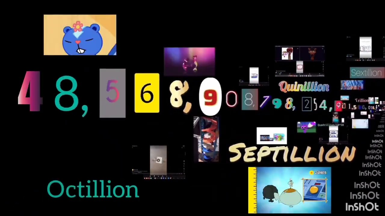 0 to sexdecillion
