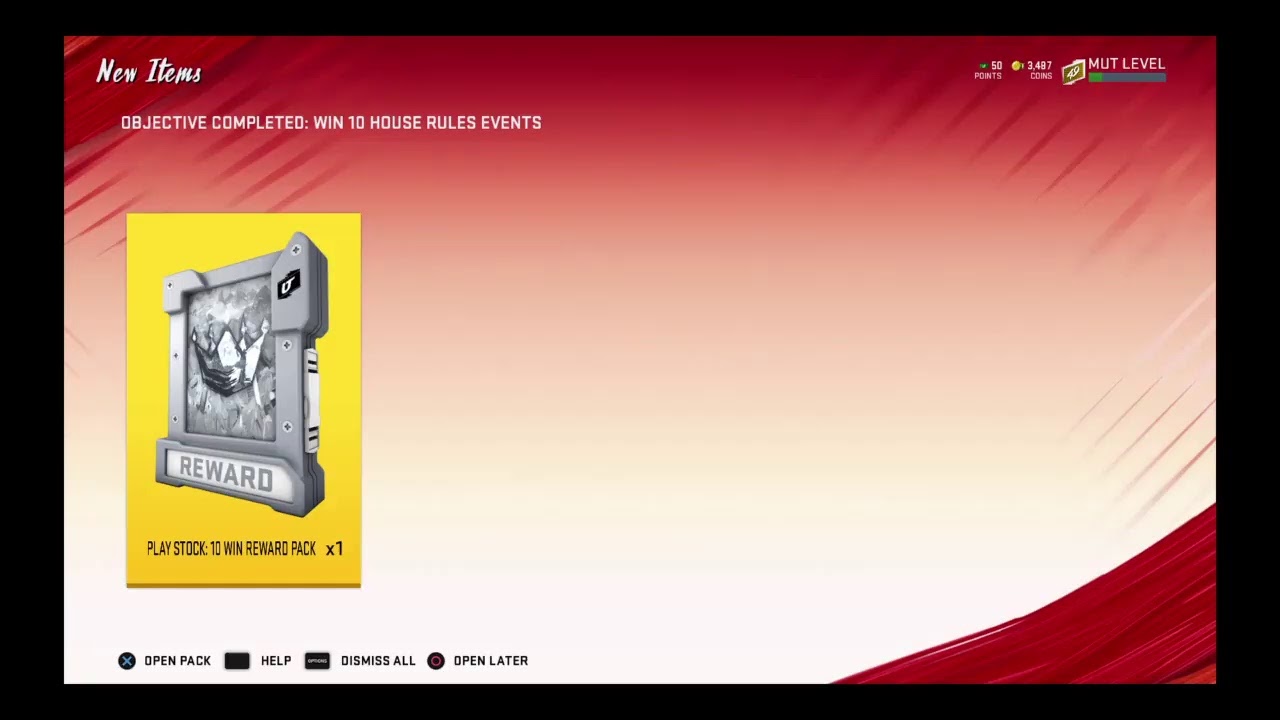HOUSE RULES Reward 87+ theme diamond  Madden 20 Ultimate team