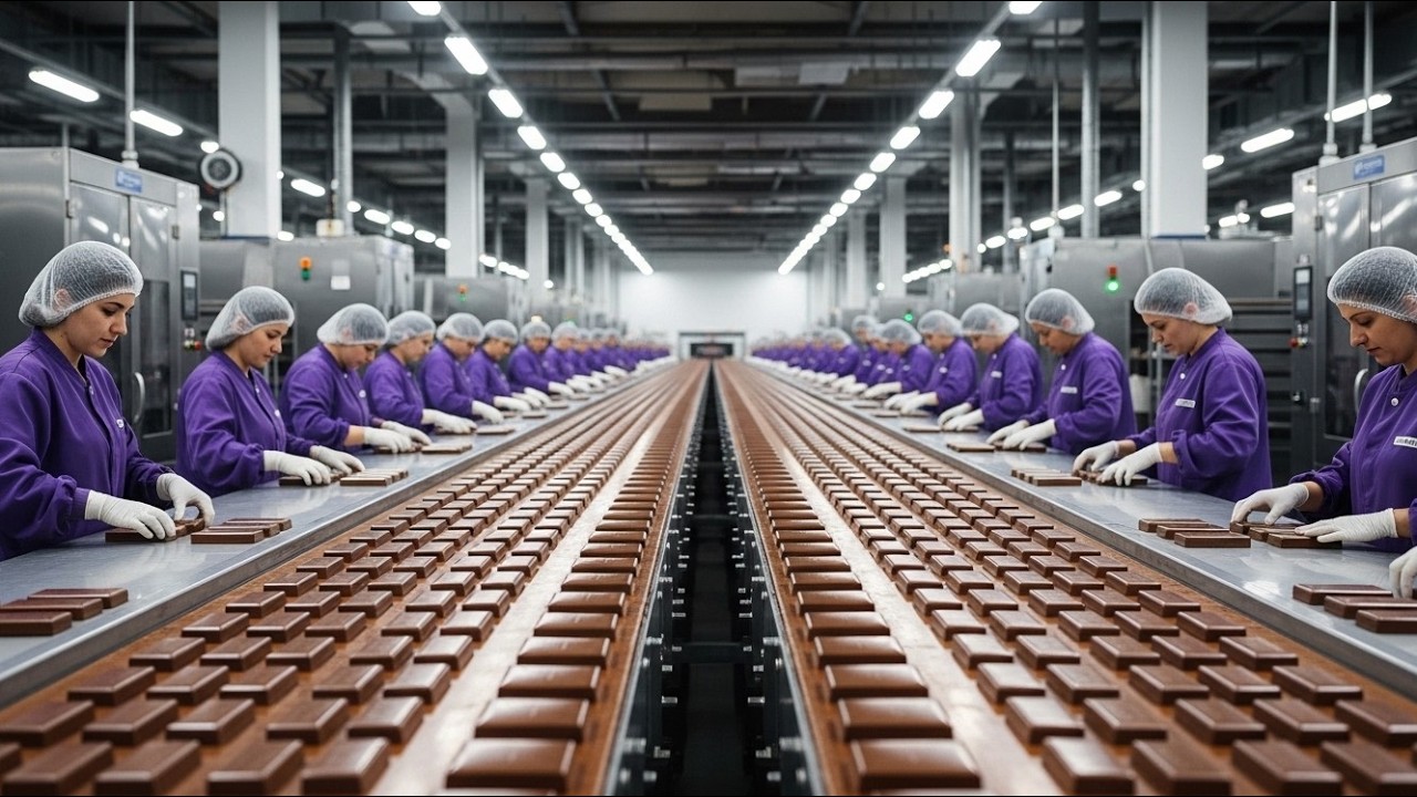 Inside a Dairy Milk Chocolate Factory — From Raw Cocoa to Finished Bars