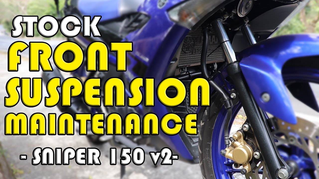 Front Suspension Maintenance | Sniper 150 | Daboys TV