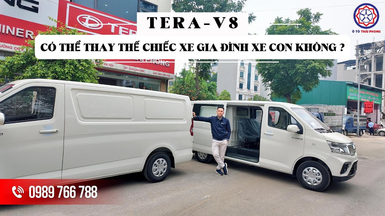 XE VAN TERA-V8 5 chỗ có thể thay thế chiếc xe gia đình hay xe con không?