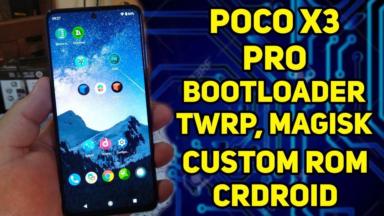 MAIS PERFORMANCE! MODIFIQUE SEU POCO X3 PRO! COMO INSTALAR CUSTOM ROM + TWRP + MAGISK COMPLETO!