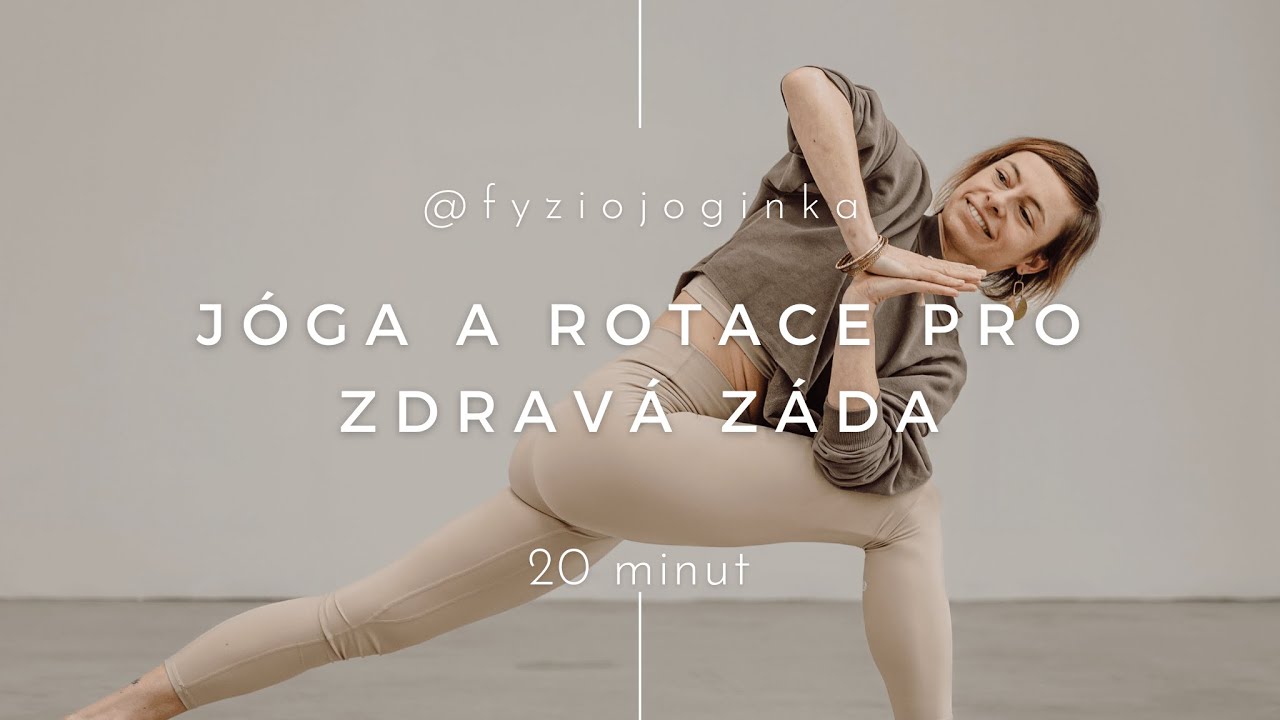 Jóga a rotace pro zdravá záda