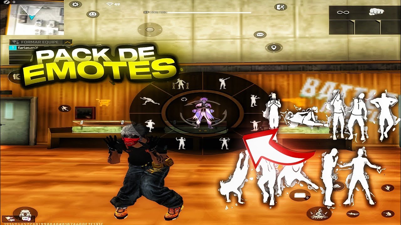 PACK DE TEXTURA DE EMOTES FREESTYLE E INSTAPLAYER FUNCIONA NO ANDROID E EMULADOR SEM RISCO DE B4N!!