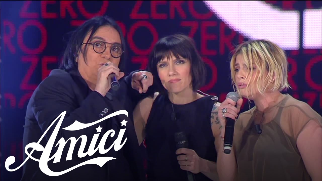 Amici 16 - Renato Zero con Elisa ed Emma - Più su
