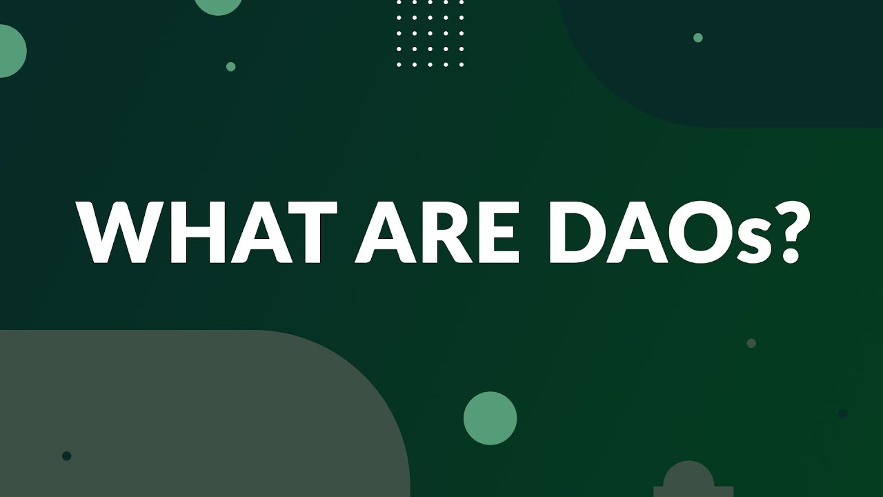 What are DAOs?