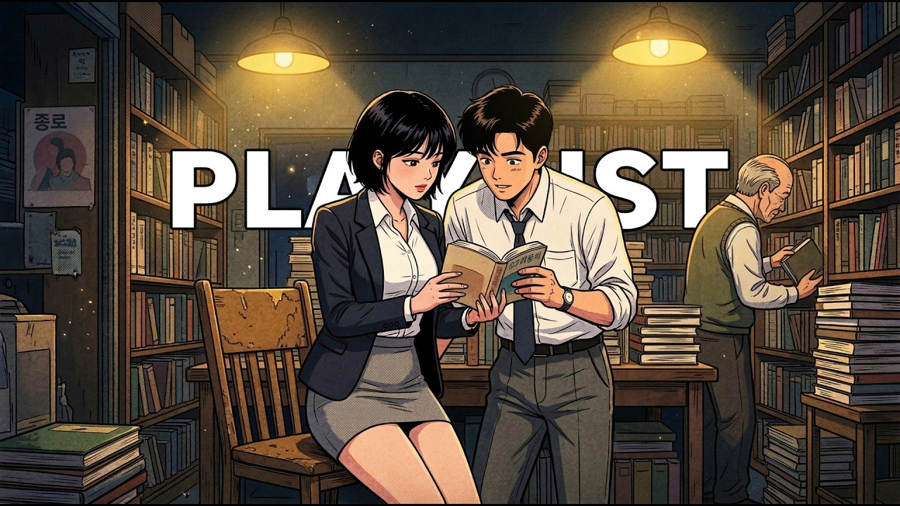 Playlist | 낡은 책장 사이에서 너를 찾아 📚 | 80년대 감성 시티팝