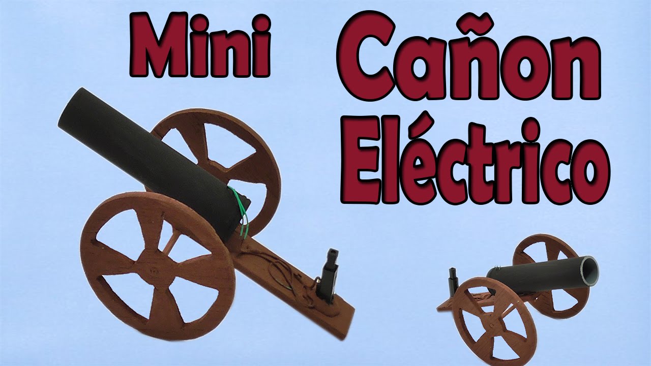 Mini Cañón Casero de Alcohol (muy fácil de hacer)