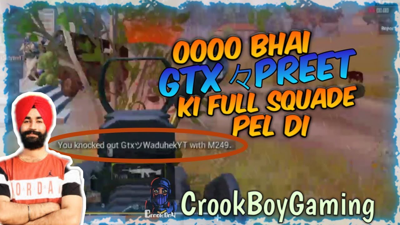 HYBREED Vs Gtx Clan | gtx preet in our match Pubg Mobile .