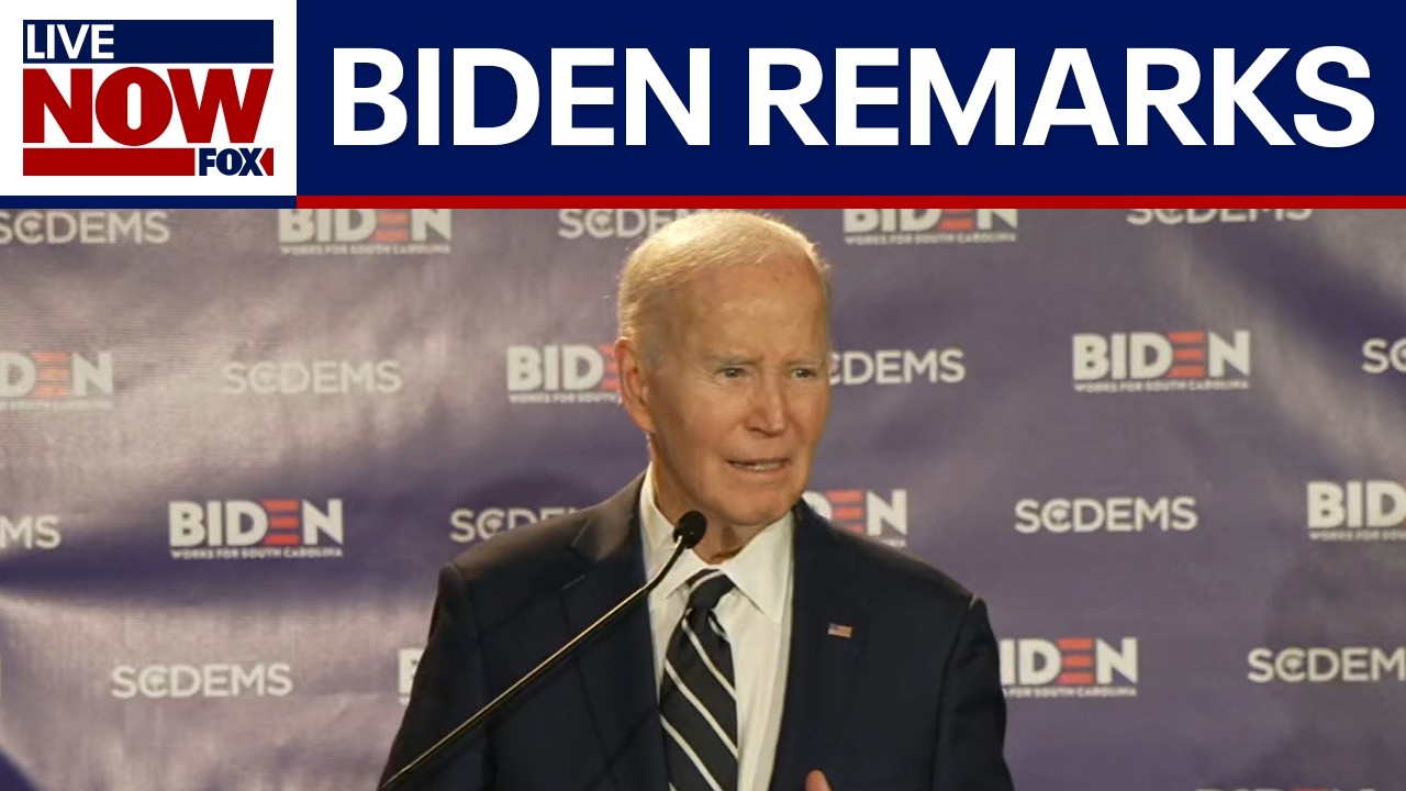 Biden speaks at South Carolina event honoring 2020 primary win