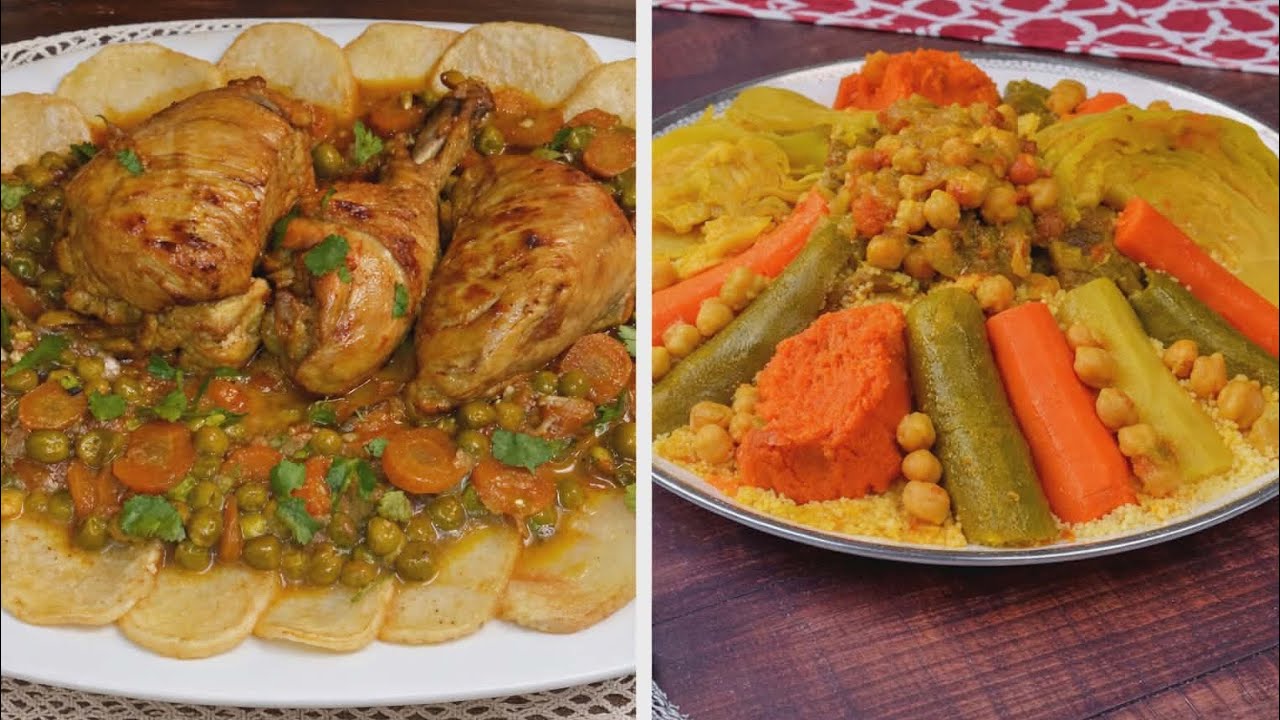 روتين يوم الجمعة 🤗 لمة العائلة 😍طبق تقليدي 💥 الكسكس الجزائري 