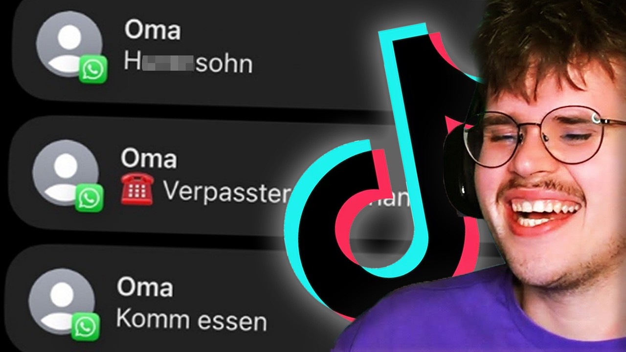 ICH HABE EINE WOCHE TIKTOKS GESAMMELT...
