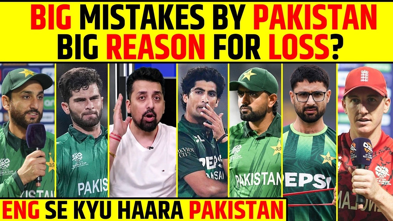 PAKISTAN VS ENGLAND: PAKISTAN HAARA ENG SE! BIG MISTAKES EXPLAINED! #t20worldcup2026 #pakvseng