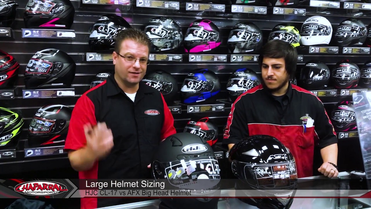 Helmets for Bigger Heads HJC CL-17 vs. the AFX FX Magnus Big Head Helmet