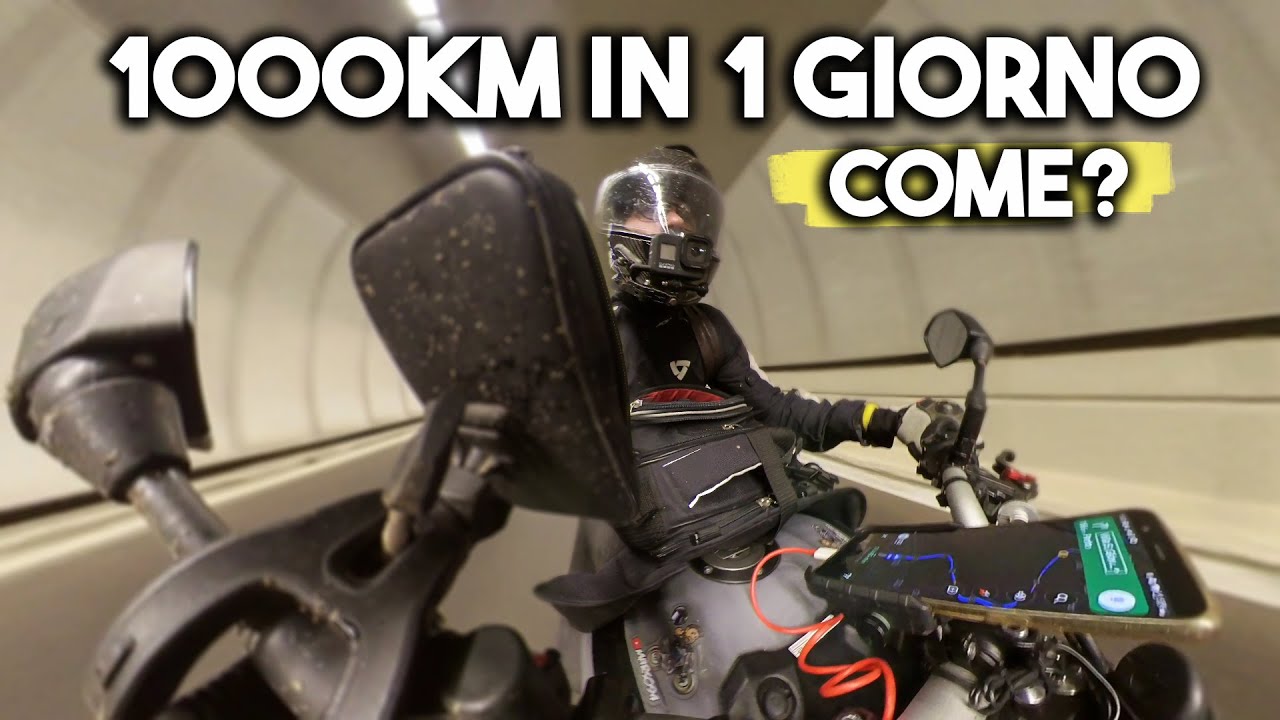 COME FARE 1000 KM IN 1 GIORNO CON UNA MOTO SCOMODA
