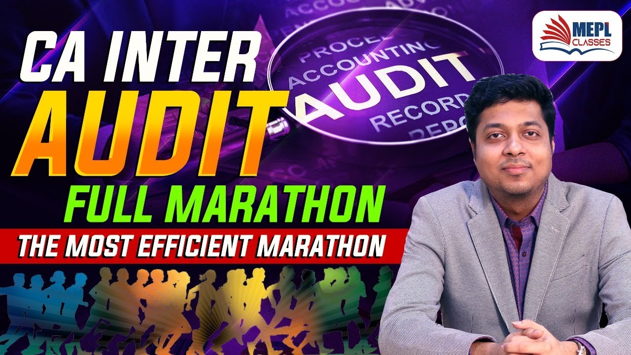 CA Inter Audit Full Marathon | Best Audit Marathon | By Mohit Agarwal