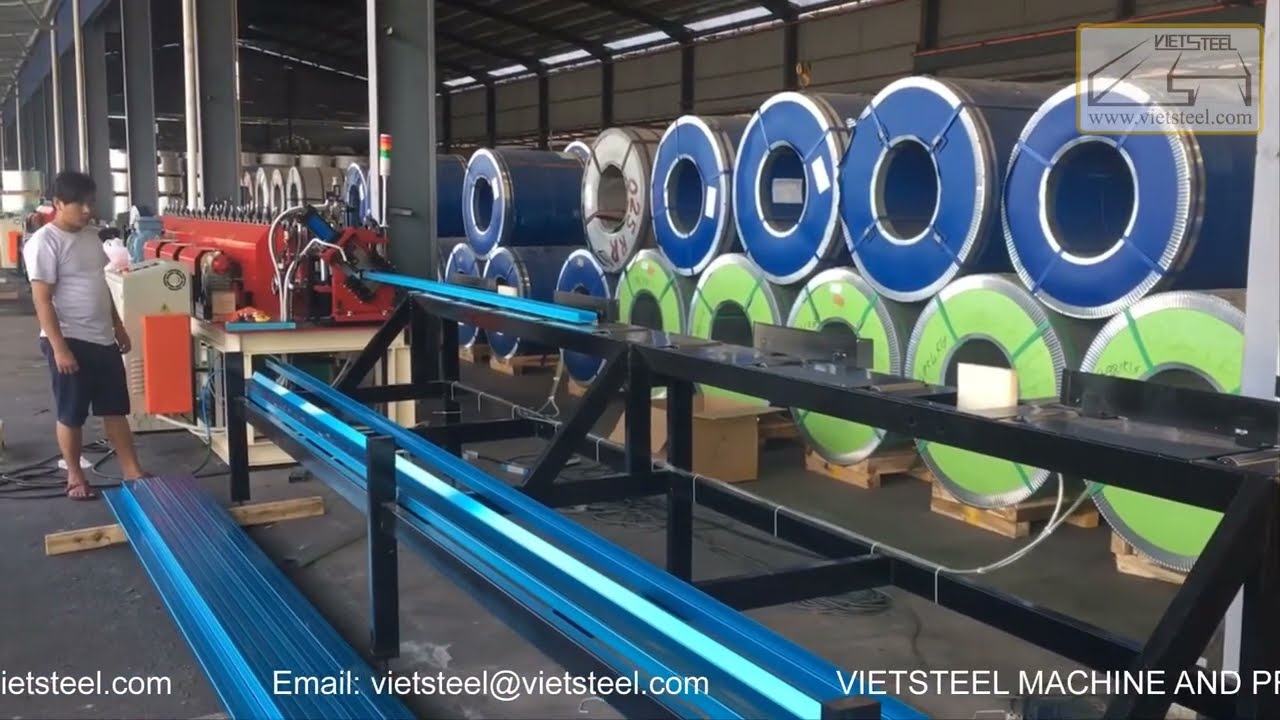 C Truss Roll Forming Machine (TR-EH Model) | M&aacute;y c&aacute;n Thanh C Truss | Vietsteel