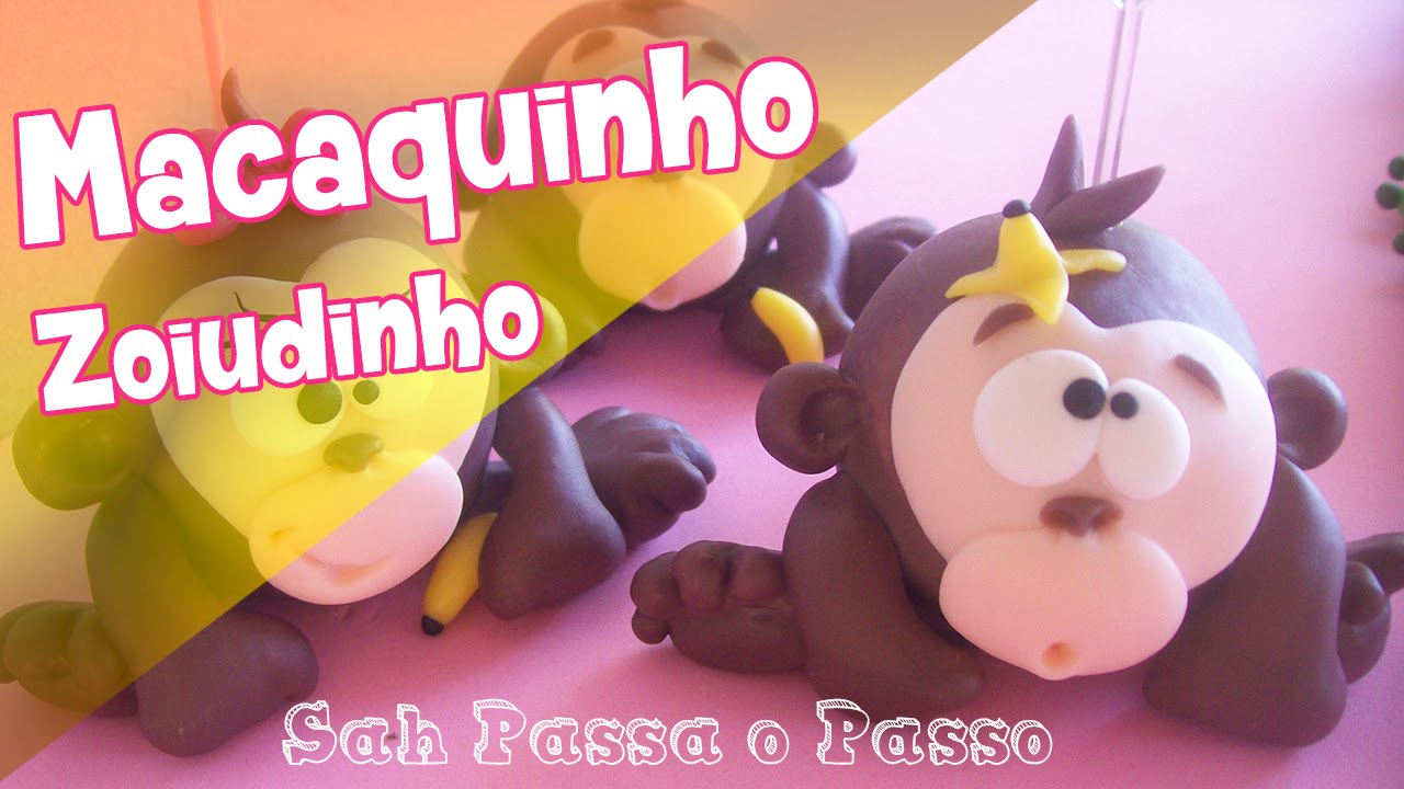 DIY - Macaco Zoiudinho Porta Recado - Sah Passa o Passo