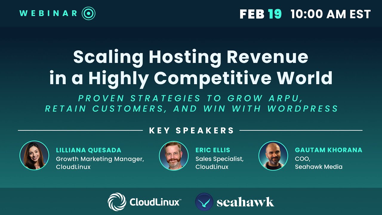 Scaling Hosting Revenue in a Highly Competitive World | Expert Panel Discussion | The Stage