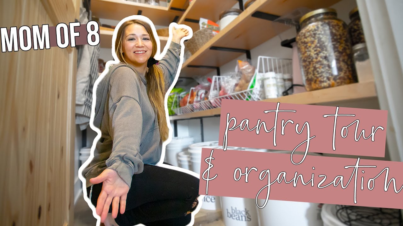 Large Family Pantry Organization and Tour