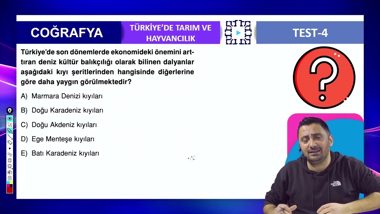 Türkiye'de Tarım ve Hayvancılık Test 4 Soru 3