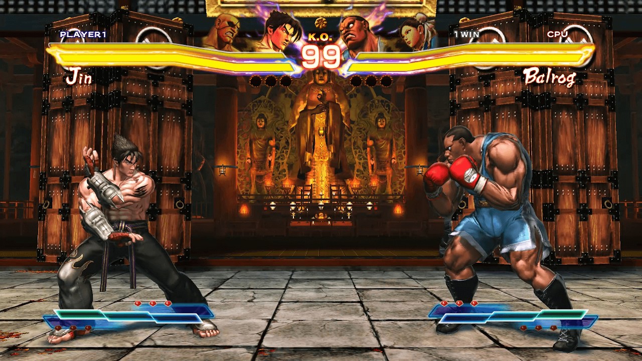 Jin & Sagat vs Balrog & Chun-Li (Hardest) - Street Fighter X Tekken