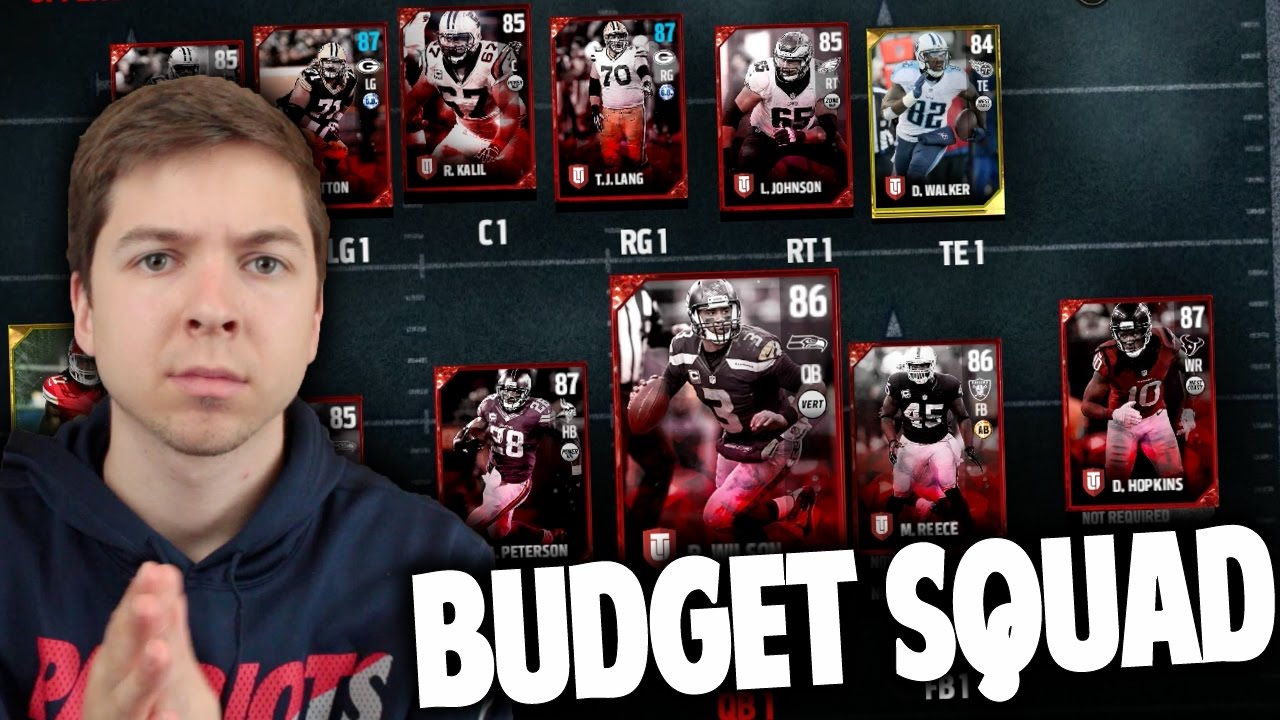 BEST BUDGET SQUAD!! vs ALL LEGEND TEAM! MADDEN 17 SQUAD BUILDER!