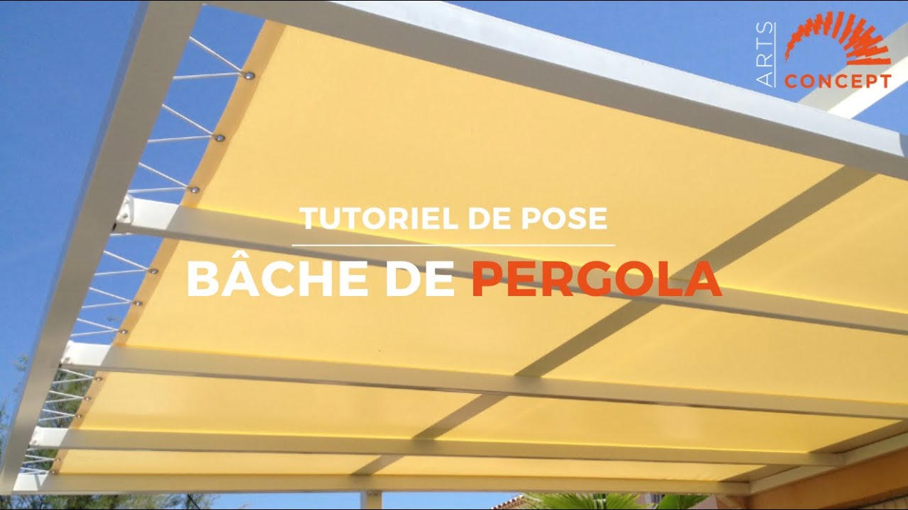TUTORIEL DE POSE D'UNE BÂCHE/TOILE DE PERGOLA
